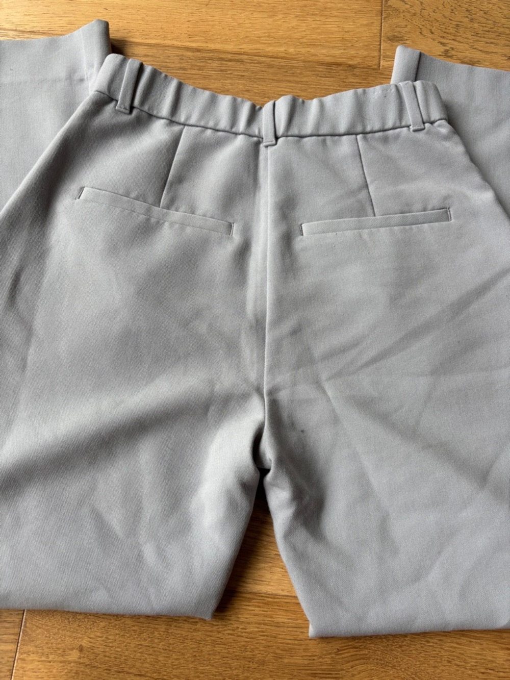 Abercrombie and fitch tailored wide leg pants gray 26/2 short - Picture 9 of 10